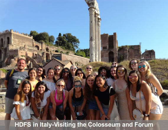 Collosseum and Forum labeled